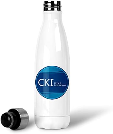 Kiwanis בינלאומי נירוסטה בקבוק מים תרמוס 17 גרם