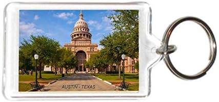 טקסס ארהב ארצות הברית מחזיקי מפתחות אקריליים מחזיקי Keyrings