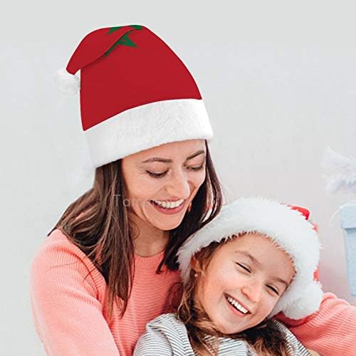 חג המולד סנטה כובע, מרוקו דגל חג המולד חג כובע למבוגרים, יוניסקס נוחות חג המולד כובעי לשנה