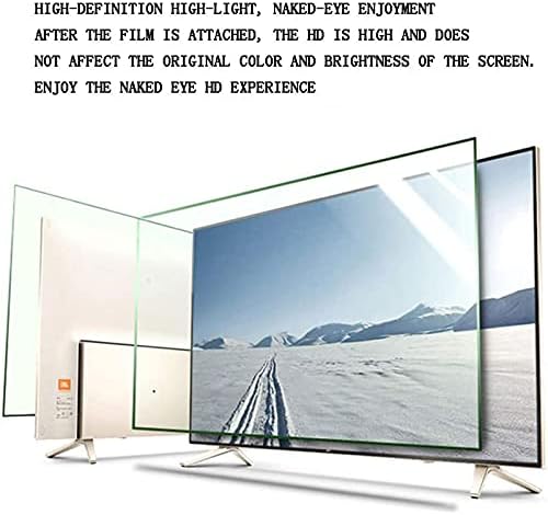 קלוניס 32-75 אינץ 'סרט נגד בוהק לטלוויזיה, מגן מסך טלוויזיה נגד אור כחול, הגנה מפני קרינה / סרט טלוויזיה נגד