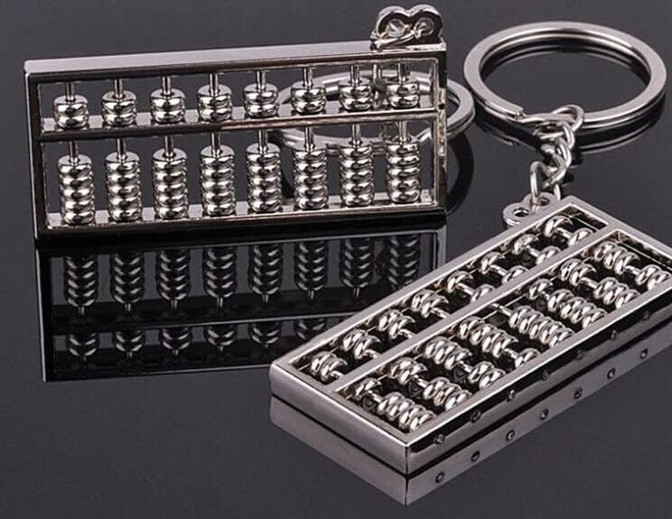 Qiankao 8 档 算盘 钥匙扣 挂件 创意 钥匙链 算盘 挂件 定制 商务 礼品 礼品