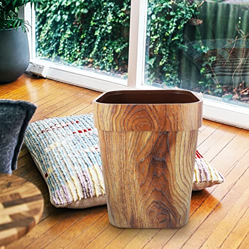 שולחן משרדי קטן מרפא זבל פח עץ דפוס עץ זבל יכול לפתוח סלי פסול