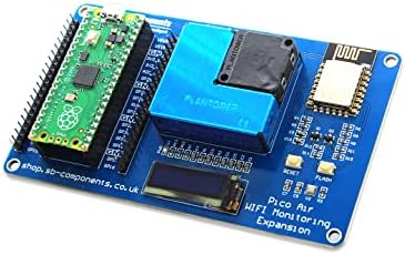 רכיבי SB Raspberry Pi Pico עם פיקוח פיקוח על אוויר פיקוח על התרחבות PMSA003 חיישן ESP8266 MODULE