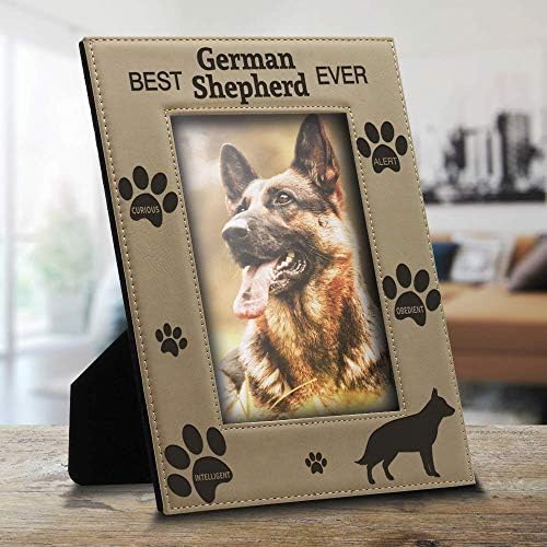 בלה בוסטה-הרועה הגרמני הטוב ביותר אי פעם כלב מסגרת מסגרת מסגרת מסגרת כלב חובב מתנה מסגרת תמונת עור
