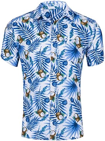 2023 גברים חדשים שרוול קצר שרוול קצר אביב קיץ v צוואר 3d חולצות מודפסות לחצני אופנה חולצות חולצות עליונות חולצות