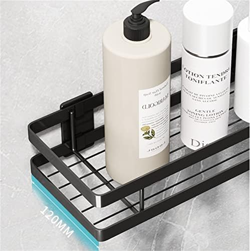 ZSFBBiao מדף אמבטיה מחזיק אחסון אמבטיה SUS 304 מדף מקלחת אמבטיה שמפו שחור שמפו מחזיק סל פינתי מדף קיר
