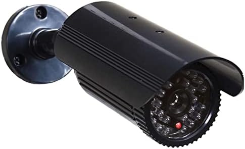 מצלמת אבטחה דמה מזויפת מצלמת אבטחה מזויפת מעקב ביתי מעקב אחר IR מצלמת כדור מזויף אינפרא אדום עם אור מהבהב 1R