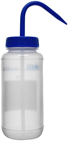 בקבוק כביסה של אייסקו לסבון, 500 מיליליטר - תווית ריקה-פה רחב, אוורור עצמי, כובע כחול, מעבדות פלסטיק בעלות ביצועים