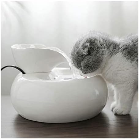 מזרקת מים לחתול Aalinaa מחיות מחמד מזרקת מים לחתול, מחזור אוטומטי מתקן מים לחיות מחמד ניידים להחלפה