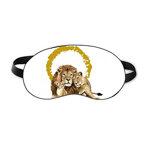 אריות חתולים טבעת אכזרית מגן עיניים שינה רכה לילה כיסוי גוון עיוורון