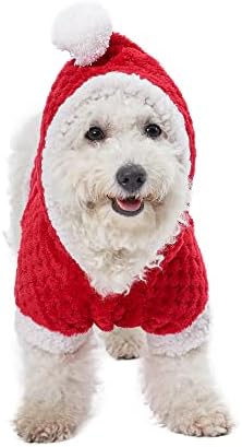 פילום לחג המולד ליל כלבים בגדי כלב בגדים, סנטה קלאוס תחפושת כלב כלב כלב חתול תחפושת לחג המולד קוספליי