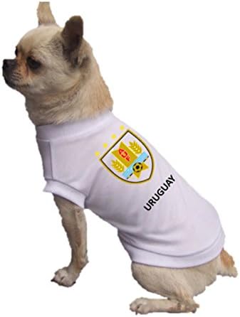 ג ' רזי אורוגוואי-חיות מחמד חולצה-עשוי פוליאסטר-לנשימה בד-עושה כלב נוח-מפנק עד תלבושות כדי לחגוג