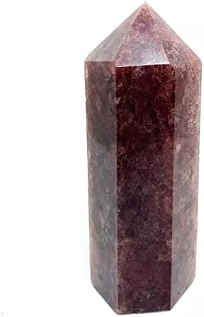 אבן מחוספסת 1.2 קג -1.5 קג גבישי תות טבעיים גולמיים אובליסק אבן בגודל גדול 1 pc קישוט פנג שואי