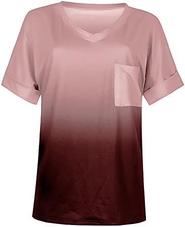 קיץ קצר שרוול חולצות לנשים פסים טרנדי מקרית כיכר צוואר חולצות יומי בתוספת גודל קל משקל