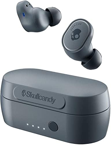 Skullcandy Sesh Evo True Wireless Wireless in- אוזניות Bluetooth תואמות לאייפון ואנדרואיד / טעינה מארז ומיקרופון