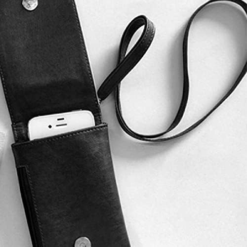 קוף חתוך נייר חיה סין גלגל המזלות ארנק טלפון ארנק תליה כיס נייד כיס שחור