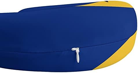 דגל ברבדוס כרית נסיעות ראש וצוואר תמיכה בצוואר כרית זיכרון קצף כרית משענת ראש בצורת U