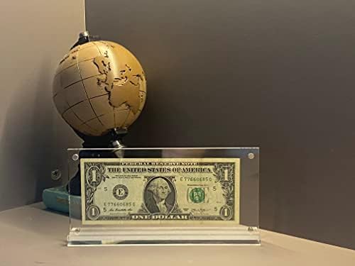 אקריליק דולר ביל תצוגת מקרה דולר מסגרת ברור נייר כסף מחזיקי מטבע כרטיס מגן נייר כסף מסגרת עבור ביל