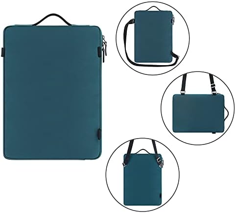 DOMISO 14 אינץ 'קנק תיק נייד אטום למים עם חור אוזניות טעינה של USB טעינה לחור מחשב נייד 14 אינץ'/Apple/Acer