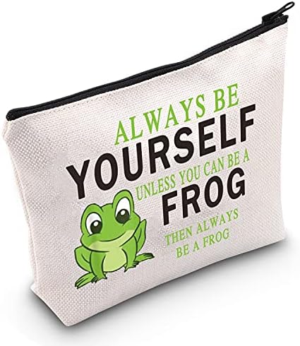 צפרדע צפרדע הישרדות ערכת איפור תיק מתנה צפרדע מאהב מתנות תמיד להיות עצמך אלא אם כן אתה יכול להיות