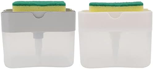 Cabilock 4Sets Dispensers Caddy Soap Sponge Sponge מחזיקי כביסה שוקעים נוזלים קרצוף למפזיר משאבת מחזיק נקי: עם