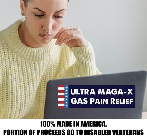 מדבקות טראמפ, ג'ו ביידן אני עשיתי את זה, הקלה על כאבי גז Ultra Maga-X 2PK שלא נוצרה ב- CHY-NA שנעשתה באמריקה!