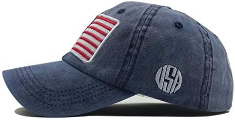 ג ' ומסקי גברים נשים אמריקאי דגלי בייסבול כובעי שטף כותנה רגיל אבא כובע