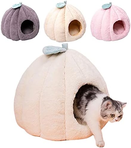 חיות מחמד מיטת חתולי בית צ ' אט גור קן עם מחצלת לחיות מחמד שינה כרית חתלתול מערת מלונה מזרן