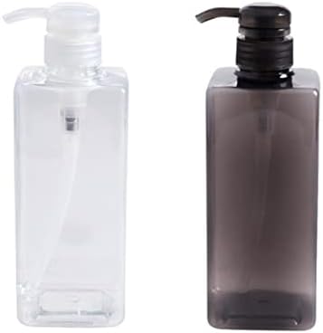 בקבוקי שמפו לטיולים בקבילוק קרם נסיעות 6 PCS 600 מתקן בקבוקי משאבה בקבוקי שמפו ריקים מתקן סבון