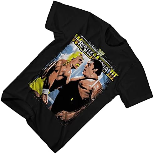 WWE Hulk נגד חולצת אנדרה - WrestleMania 3 - חולצת טריקו של אלופת ההיאבקות העולמית של גברים