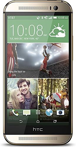 HTC One M8 32GB 4G LTE נעול טלפון סלולרי של GSM - זהב
