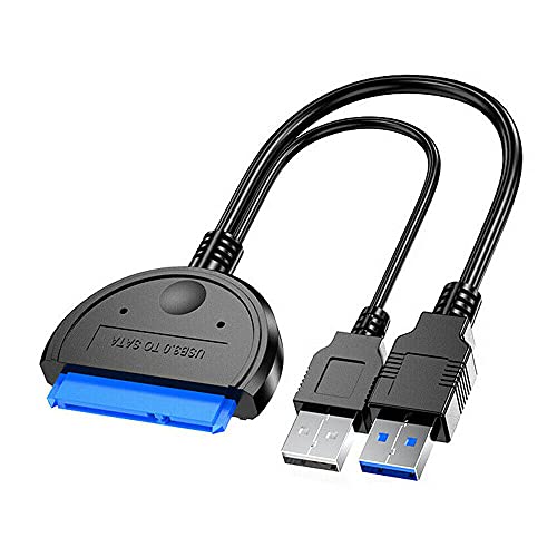 TheCoolcube USB 3.0 ל- SATA כבל מתאם עבור 2.5 אינץ 'HDD SSD USB ל- SATA III 7+15 PIN