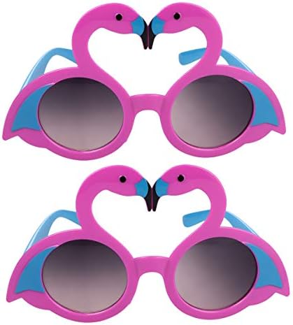 2 יחידות פלמינגו ברבורים משקפי שמש מצחיקים משקפי קוספליי מצחיקים מסיבת ילדים מצוירים מסיבת משקפי