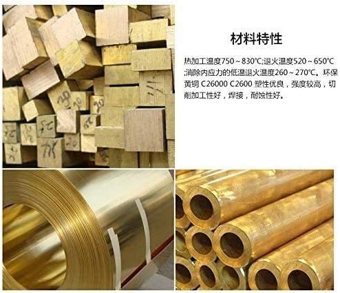 Xunkuaenxuan מתכת נחושת נייר פליז פליז גיליון נחושת צלחת מתכת קירור גולמי חומרים תעשייתיים H62 Cu