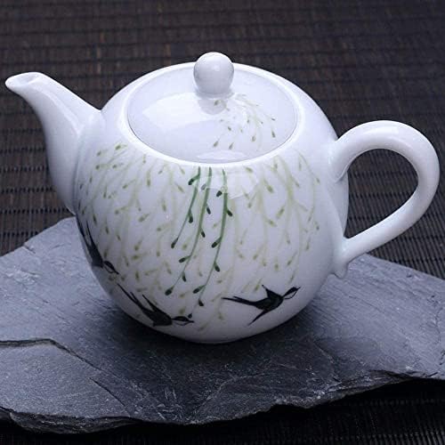 קומקום Teapot Teapot Teapot Set_ceramic Taepot מצויד ביד סיר יחיד סיר סיר כחול-לבן סיר חרסינה 250 מל קומקום