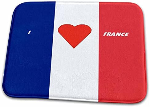 3 רוז פלורן אהבה של דגלי מדינה - אני אוהב צרפת-אמבטיה אמבטיה שטיח מחצלות