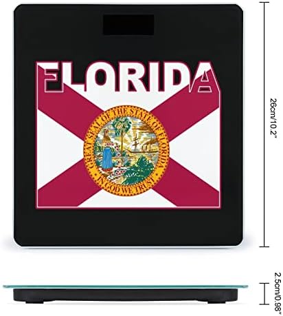 פלורידה מדינת דגל חכם דיגיטלי בקנה מידה עבור גוף משקל בית תאורה אחורית במשקל בקנה מידה עם גבוהה דיוק מדידות