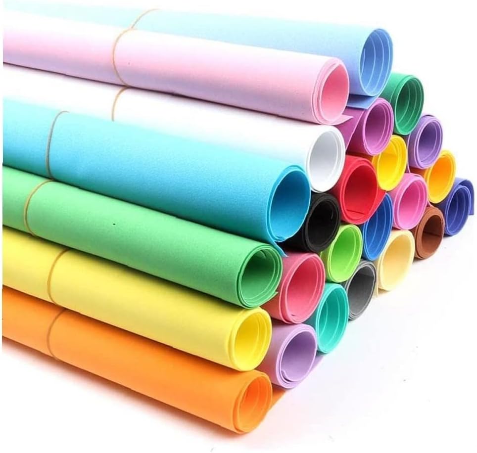 נייר קצף של EVA 50x50 סמ גיליונות יד צבעוניים צבעוניים צבעוניים צבעוניים צבעוניים למלאכה בכיתה פרויקטים