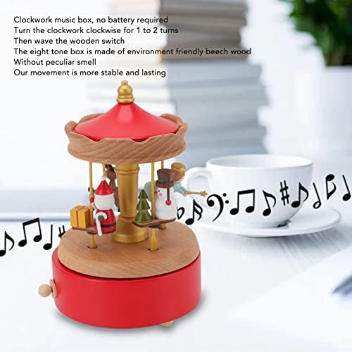 קופסת מוזיקה של קרוסלה, קישוטי צעצוע של קרוסלה, מתנות ליום הולדת לילדים של חברים משפחתיים