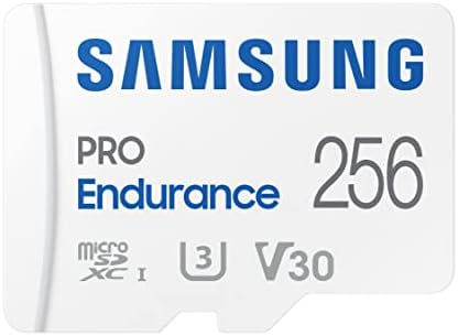 Samsung Pro Endurance 64GB כרטיס זיכרון MicroSDXC עם מתאם למצלמת מקף, מצלמת גוף ומצלמת אבטחה - Class 10, U1,