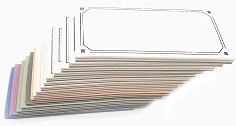 600 גיליונות/קופסא חומר רטרו נייר הערה סדרת מסגרת תווית נייר תווית עבור Diy Depagage Junk Junk