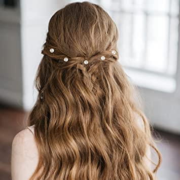 סיכות שיער של פרל ברטוסי כלה קליפי שיער לחתונה זהב חטיפי שיער חמודים באופנה חתיכות שיער דקורטיביות