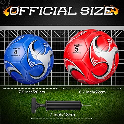 3 חבילות כדור כדורגל עם משאבה בגודל 4 גודל 5 מגניב מכונת כדור כדורגל כדורגל תפור כדורגל חיצוני