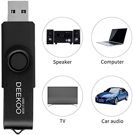 Deekoo Flash Drive 32GB כונני אגודל מקלות זיכרון קפיצה קפיצה 2 פאק 32 ג'יגה -בייט USB 2.0 כונני