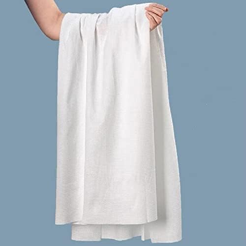 Achbeah מגבות רחצה חד פעמיות, 140 x 70 סמ אמבטיה מקלחת מגבות מגבות גדולות, אריזה ניידת לטיול