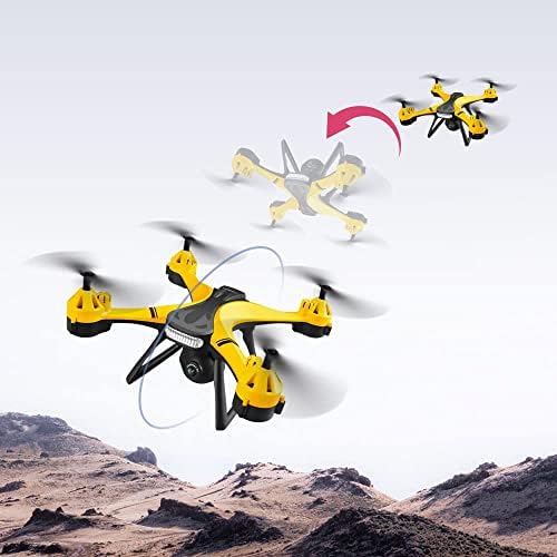 DOJIKHSD DRONE לילדים ומתחילים 4K HD צילום אווירי RC Quadcopter מקורה מטוס מסוק קטן עם ריחוף אוטומטי,