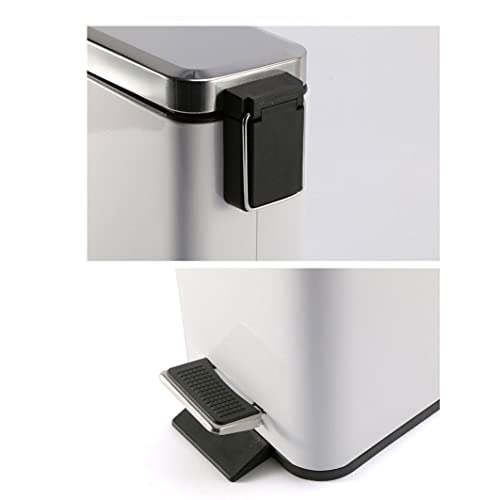פח אשפה של UXZDX עם מכסה שקט פח אשפה מלבני פח אשפה לפח אשפה בחדר האמבטיה במטבח