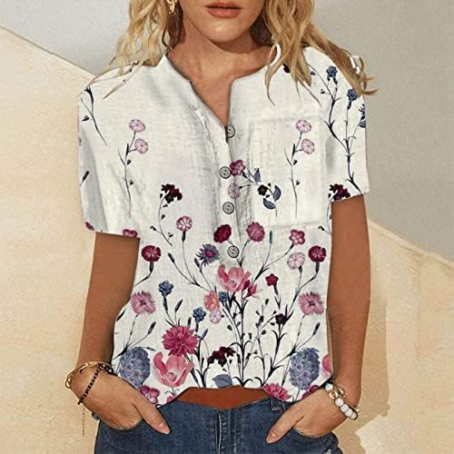 חולצות קיץ של פירו לנשים 2023, צמרות שרוול בוהמייות נשים בוהמי נשים פלוס חולצות גרפיות מזדמנים