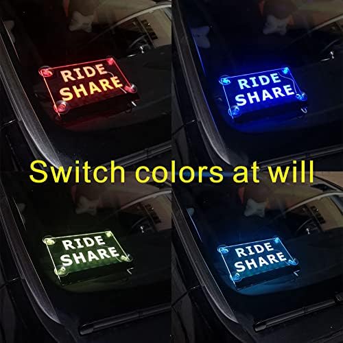 אורות מכוניות רכבי רכוב אקריליים אורות רכב מוארים צבעי רישוי צבע מונית usb מונית LED