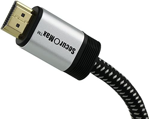 כבל HDMI של Securomax עם חוט קלוע, 12 רגל